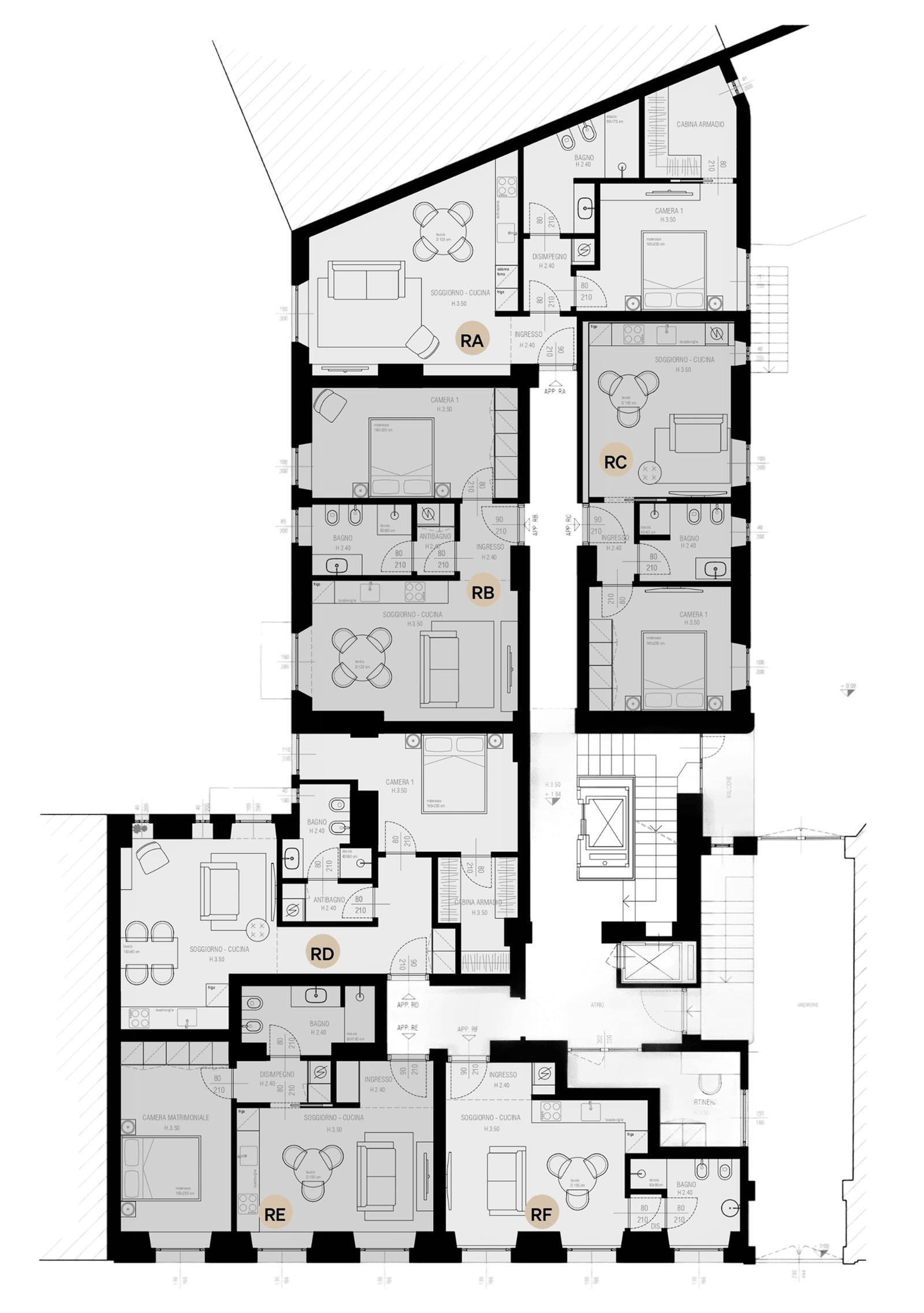 Planimetria Piano rialzato